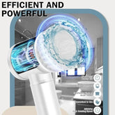 Electric Spin Scrubber with 5 Brush Heads for Bathroom Cleaning